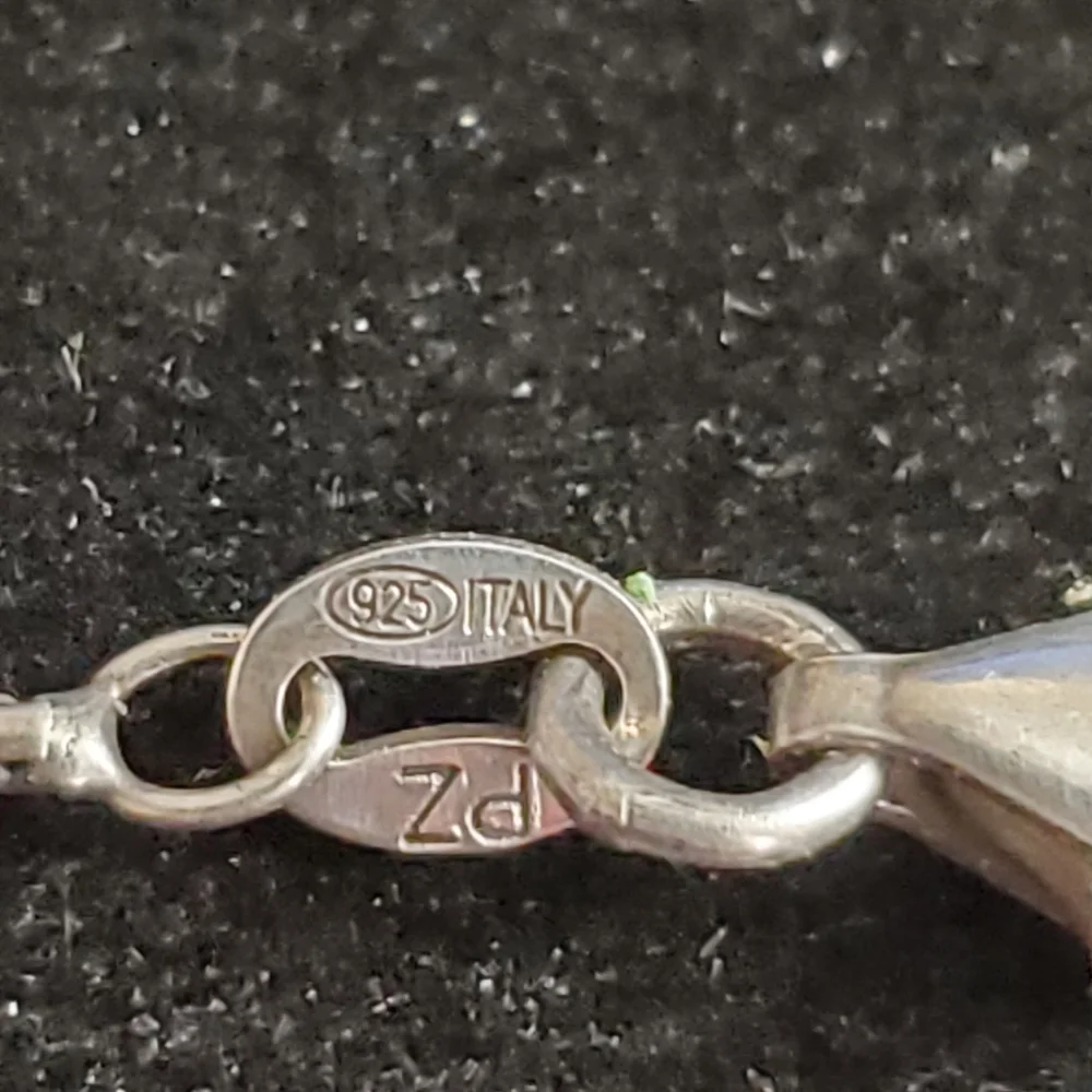 925 Sterling Silver Chain Necklace , 30" , 5.8 grms , Italy - Picture 5 of 10